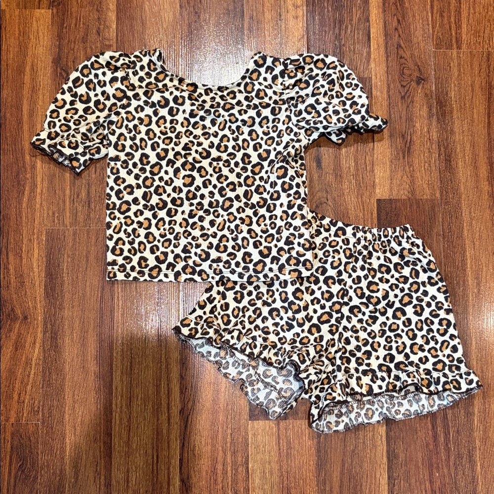 Zara Leopard Print Matching Set
